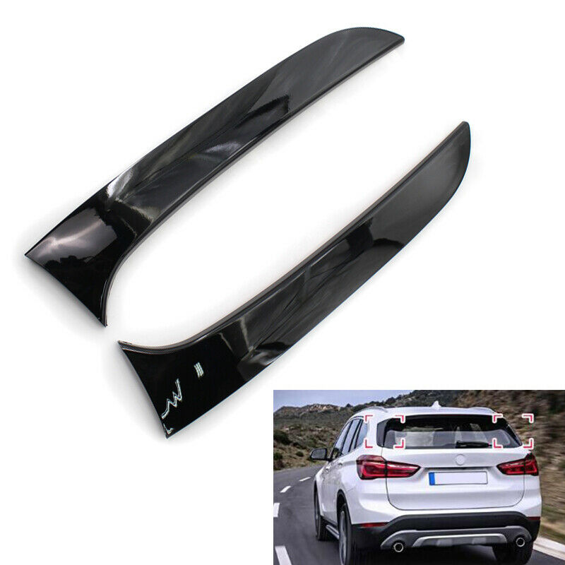 Car Rear Window Fin Deflector Rain Guard Spoiler Side Strip fit for BMW 1 Series