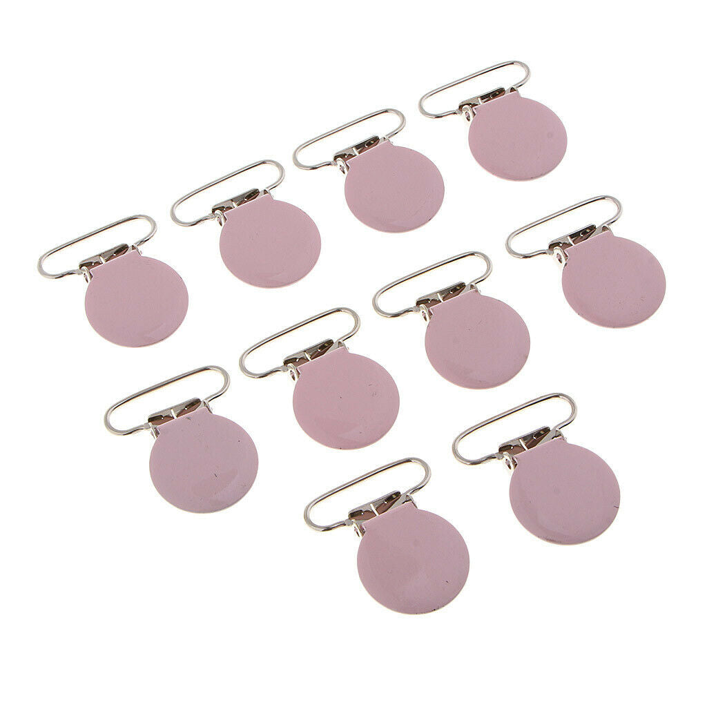 Prettyia 30 Pieces Metal Pacifier Suspender Clips / Garment Making Pacifier