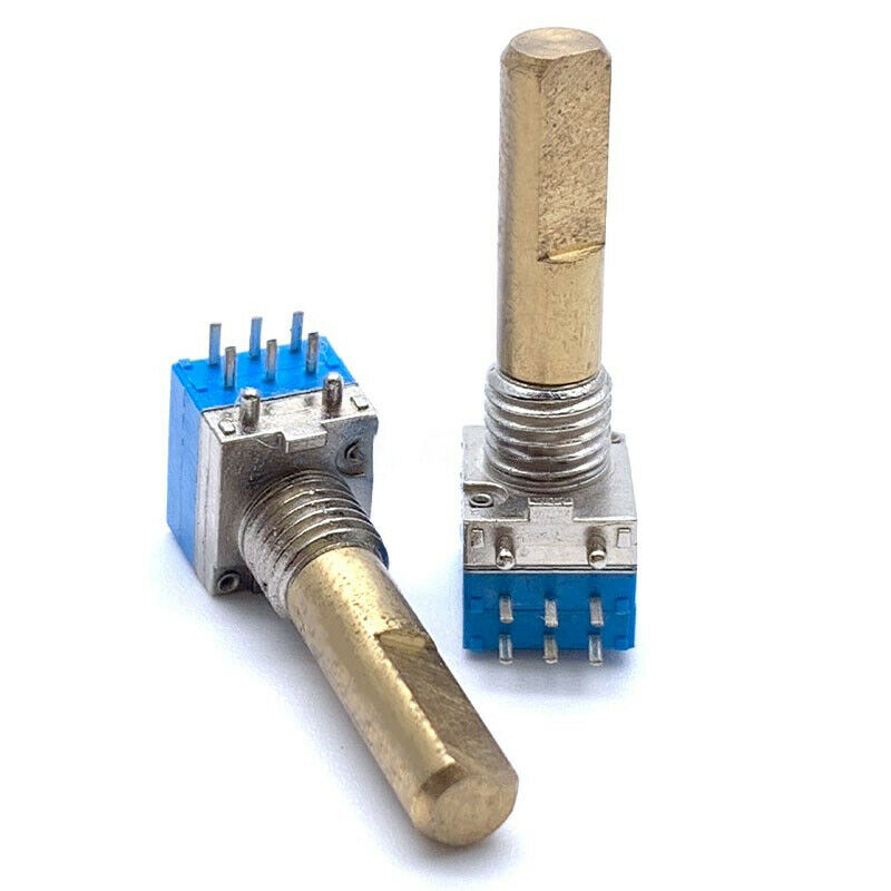 1pcs Potentiometer Walkie-talkie channel switch 16-gear coding 6-pin shaft 20MM