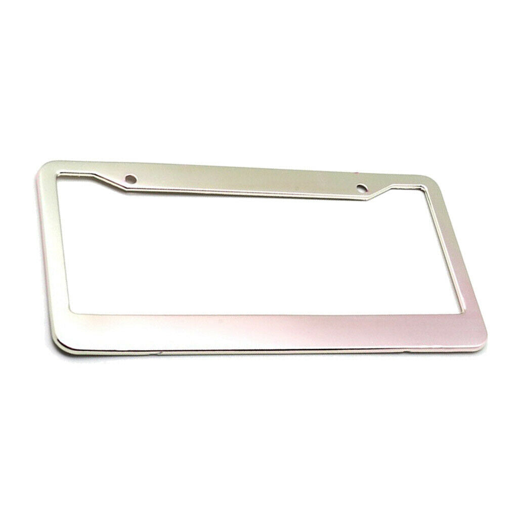 2pcs Universal Replacement Aluminium Car License Plate Frame Holder NEW