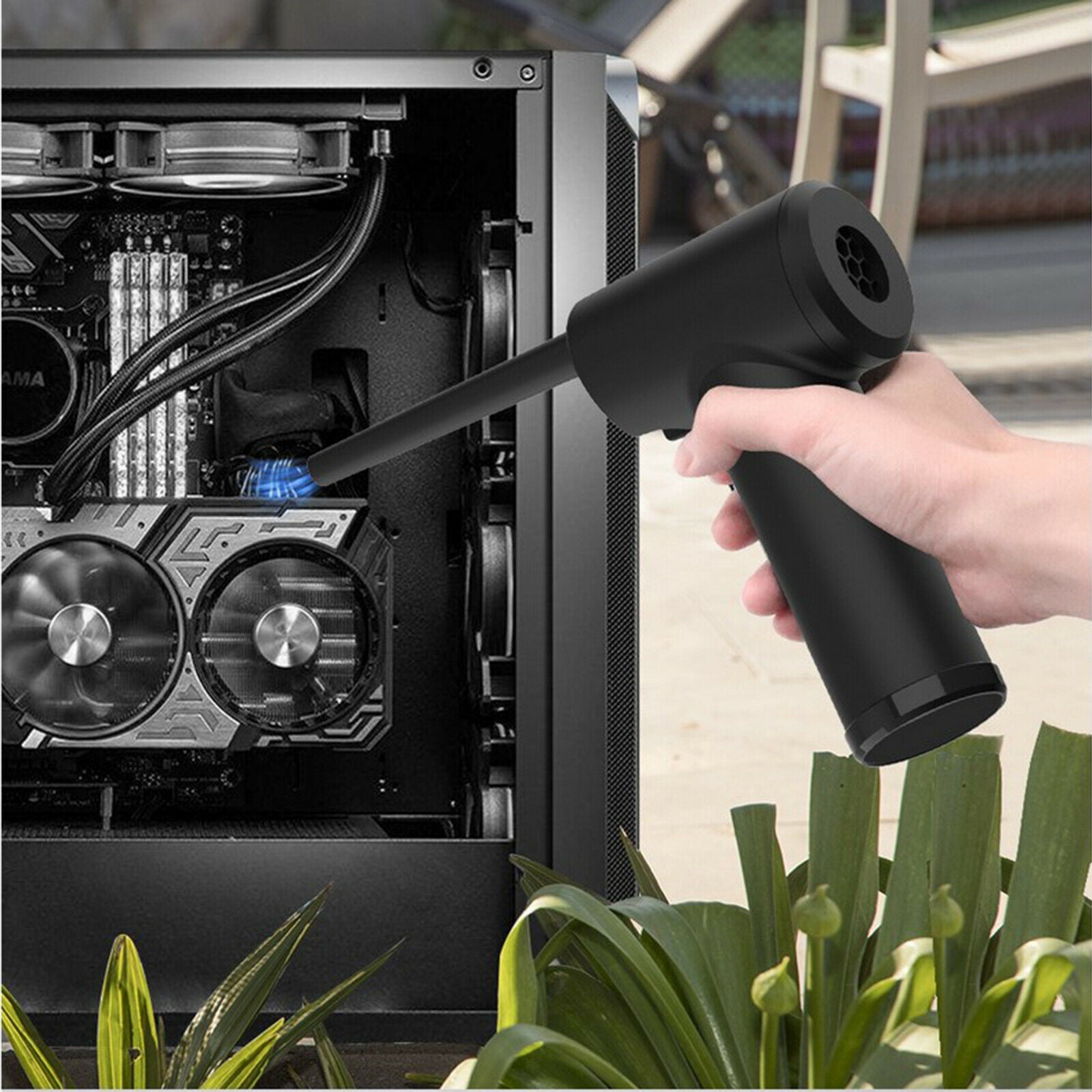 Handheld Wireless Air Duster 6000mAh 5000 RPM for Mobile Phone Household
