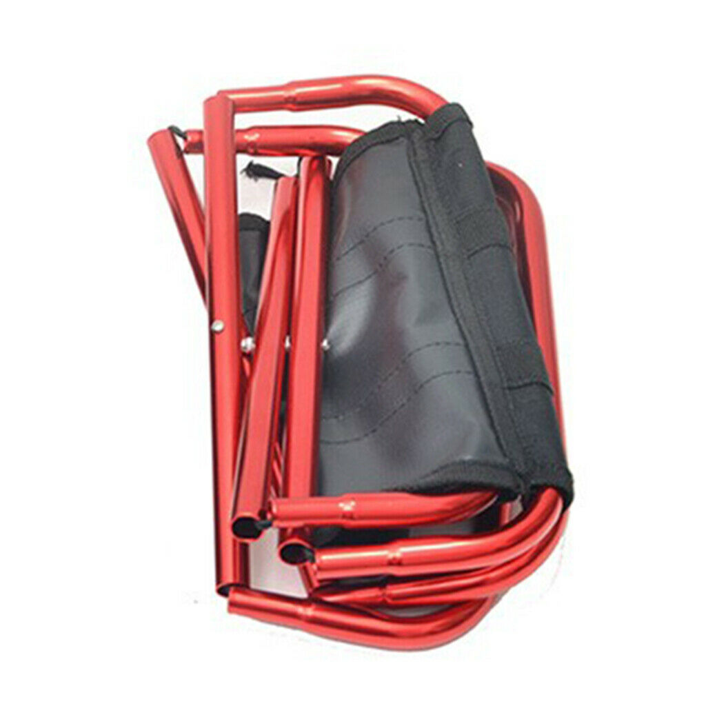 Outdoor Ultralight Portable Folding Chair Fishing Camping BBQ Picnic Red