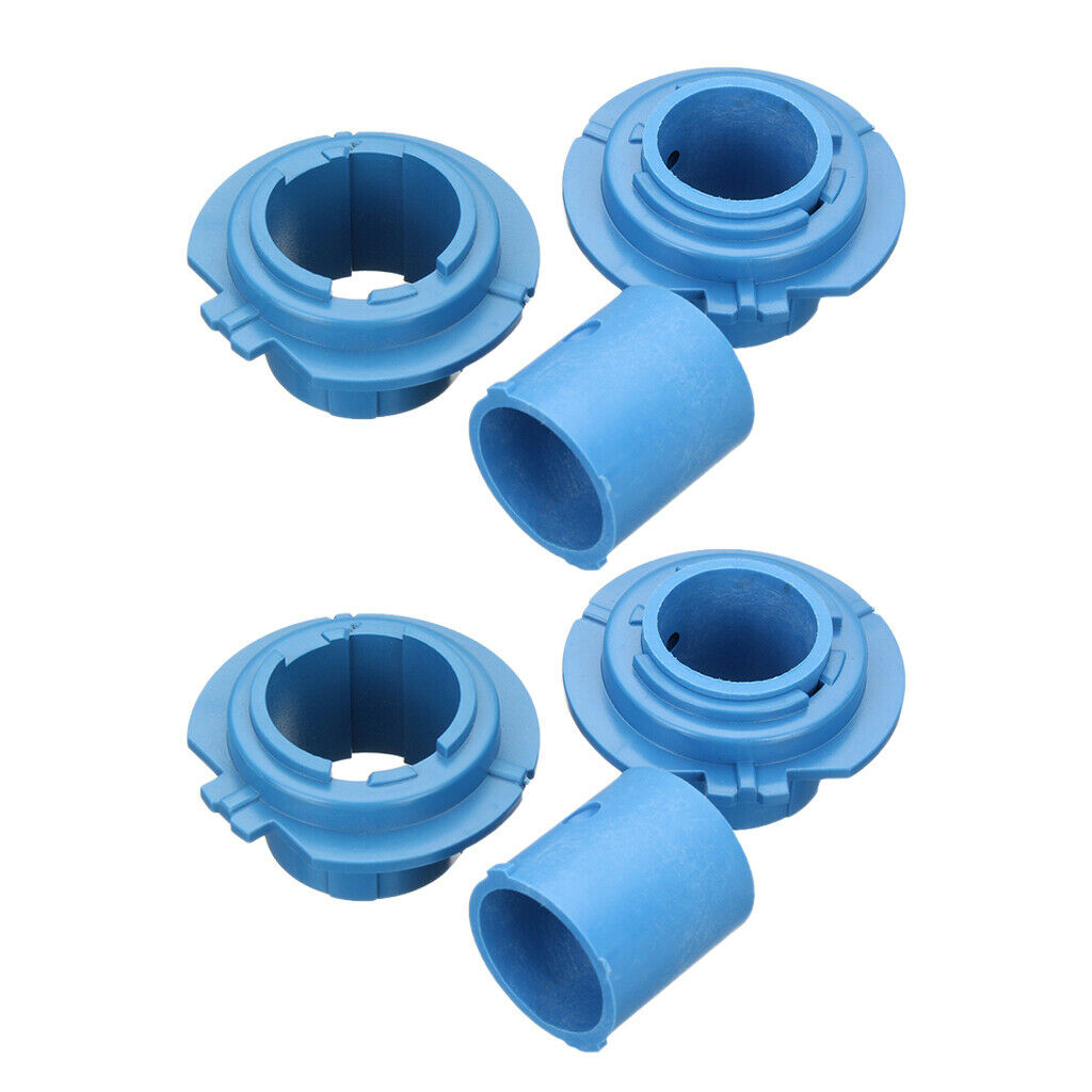 2Pairs H7 Car LED Halogen Headlamp Headlight Holder Socket Retainer Adapter