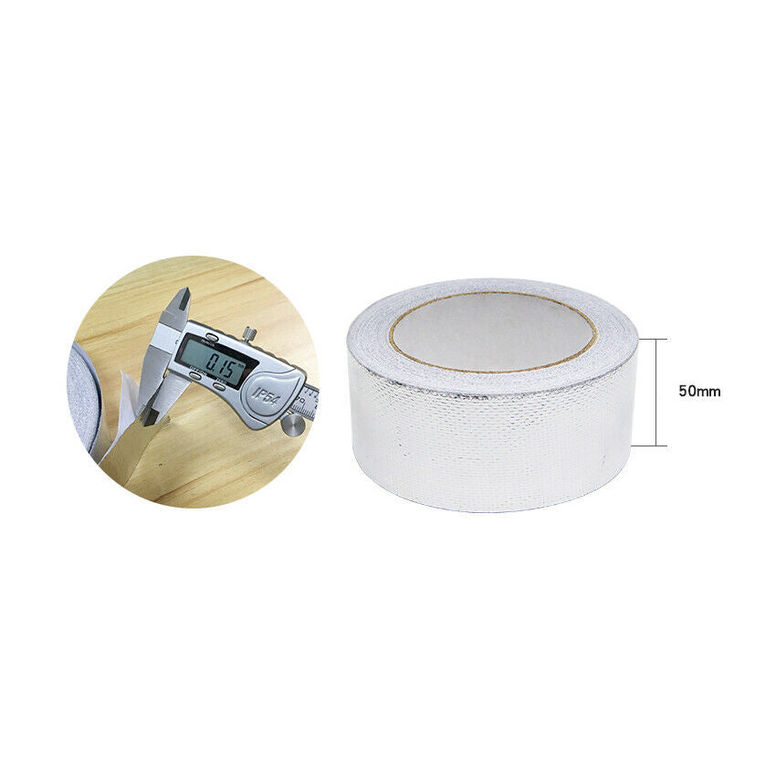 1 Roll 50mm*25m Fiberglass Cloth Aluminum Foil Tape 0.15mm Thick BGA Tape Repair