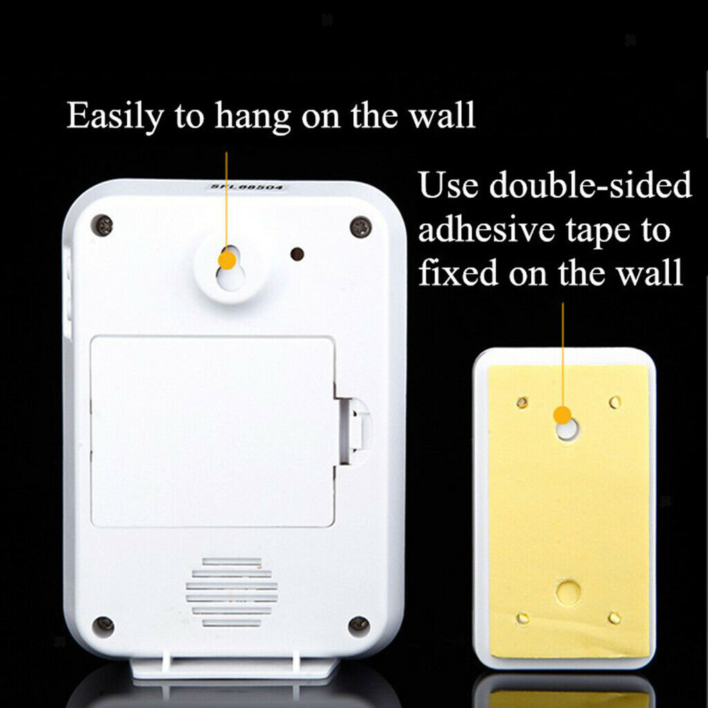 Doorbell Voice 36 Tunes 4 Volume Levels Voice Anti-interference System Button +