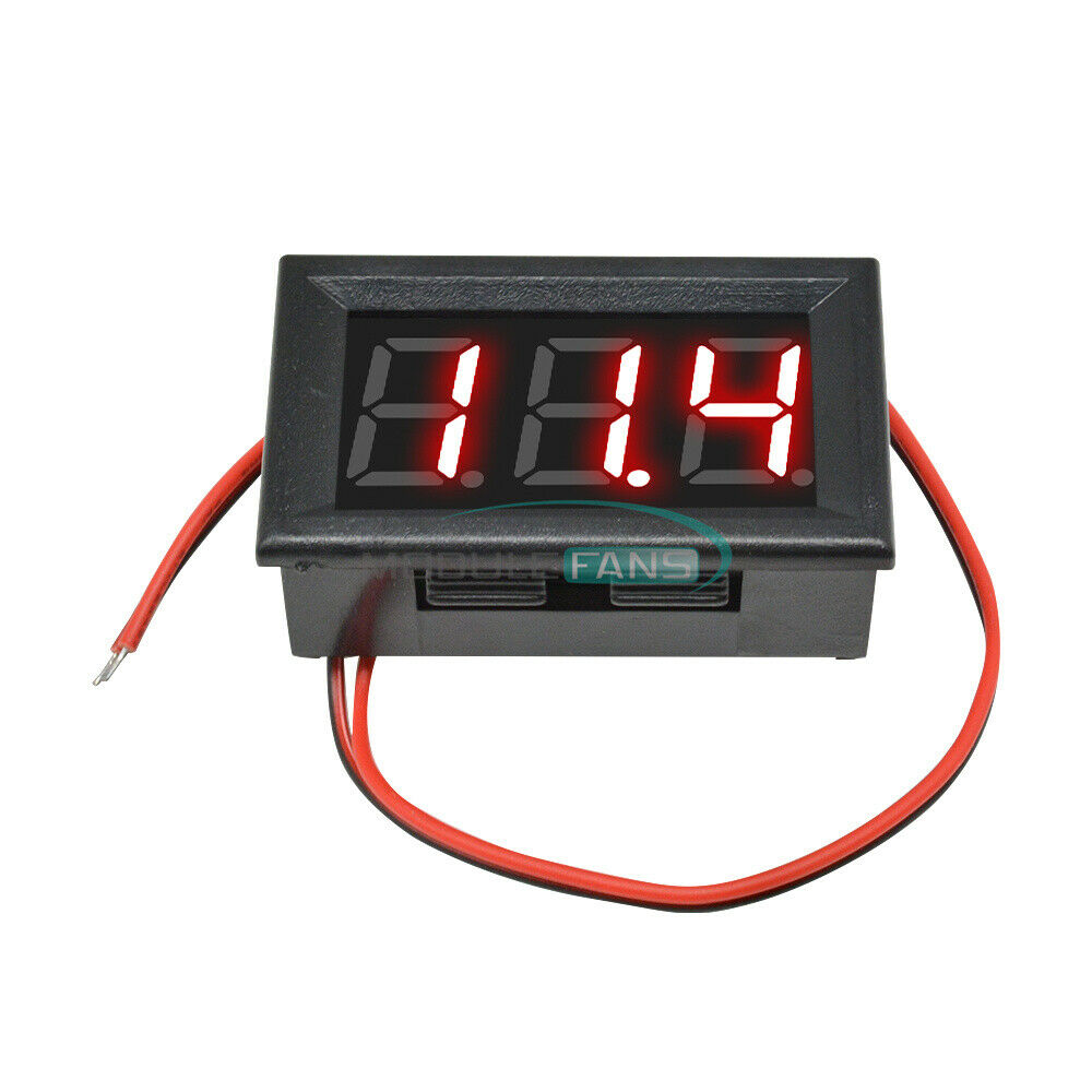 0.56"2-Wire LED Red Voltmeter Digital Voltage AC70-500V Panel Volt Ammeter Meter