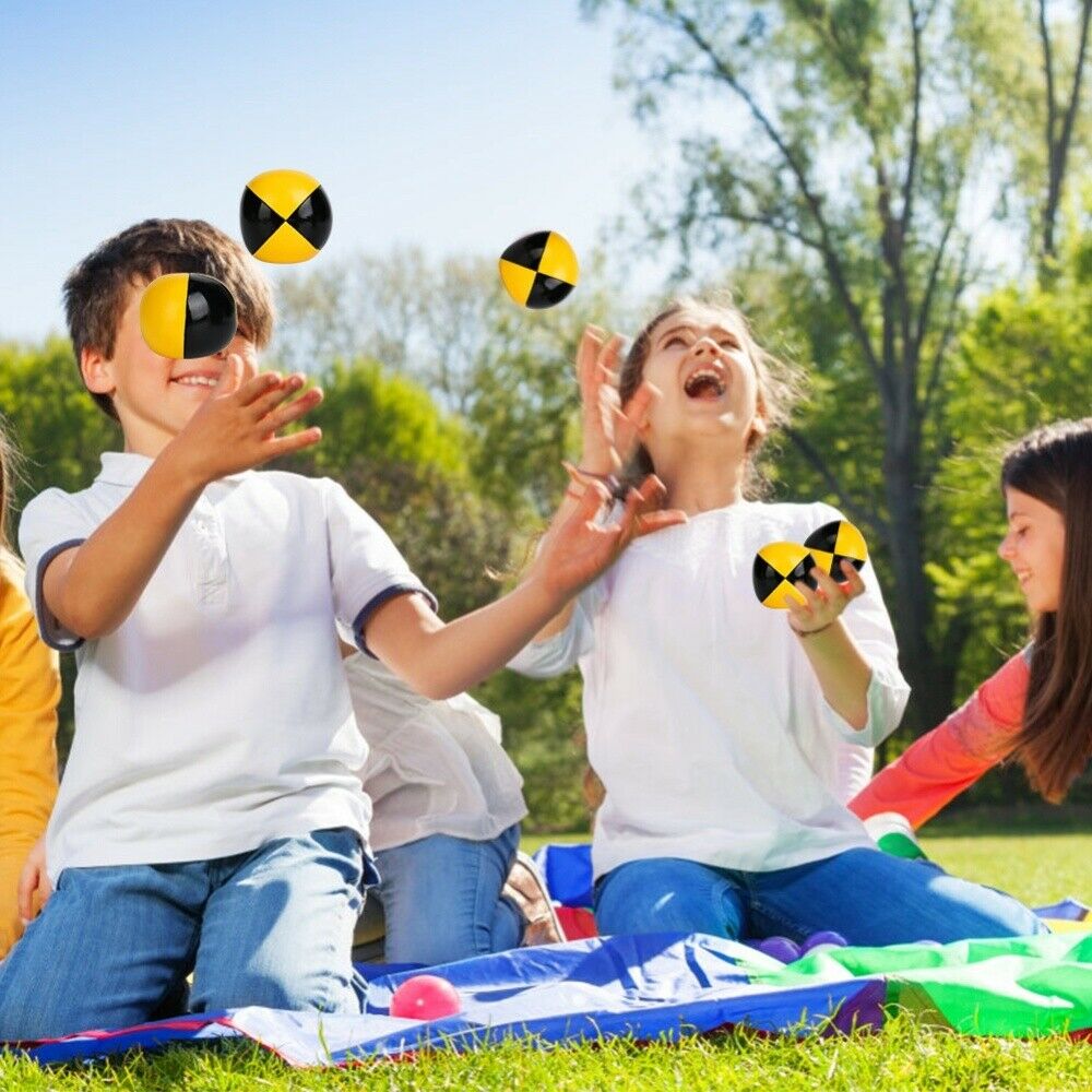 3PCS PU Thud Juggling Balls Clown Playing Juggle Ball Set for Beginner Equipment