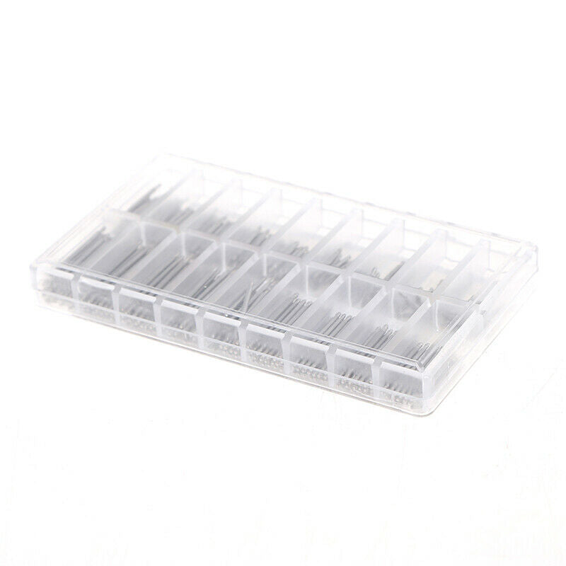 360Pcs Spring Bars Spring Pins Watch Pins Stainless Steel for Watchstrap .l8