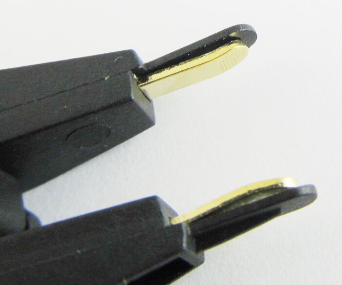 2 pcs Electric Kelvin Test Clip 10 amp BU-75K Blakc NEW