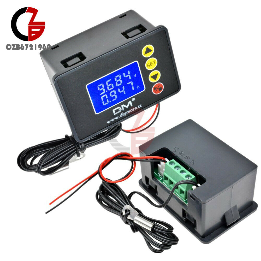 1.37" Inch LCD 0-100V 10A 1000W Voltmeter Ammeter Wattmeter Temperature Tester
