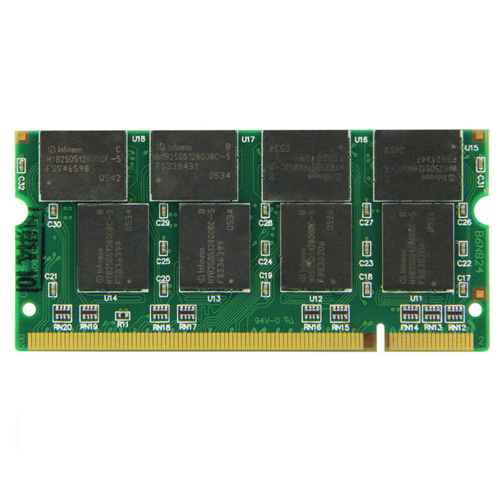 Laptop Memory Ram SO-DIMM PC2700 DDR 333 MHz 200PIN 1GB / DDR1 For Notebook