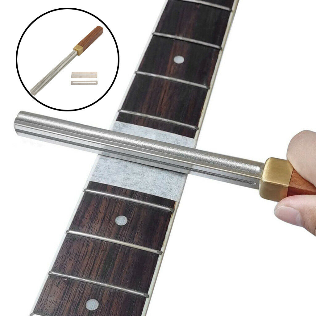 Universal Guitar Fret Crowning File Fretboard Leveling Repair Dressing Tool