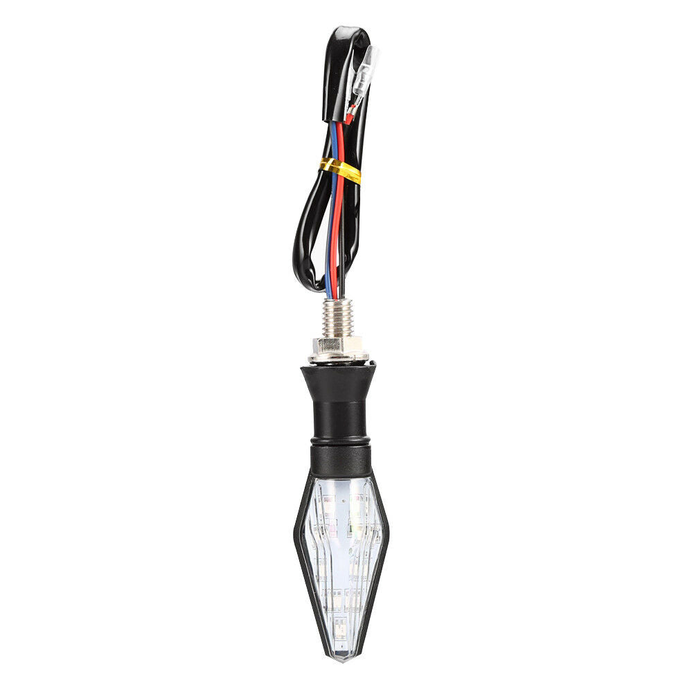1x Motorcycle Motorbike Smoke14LED Turn Signal Amber Lights Lamp Indicator.l8