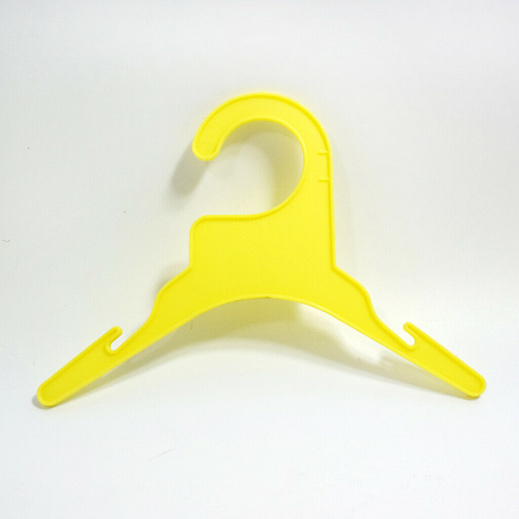 10x Plastic Pet Clothes Hangers for Dog Puppy Cat Clothing Garment 19cm
