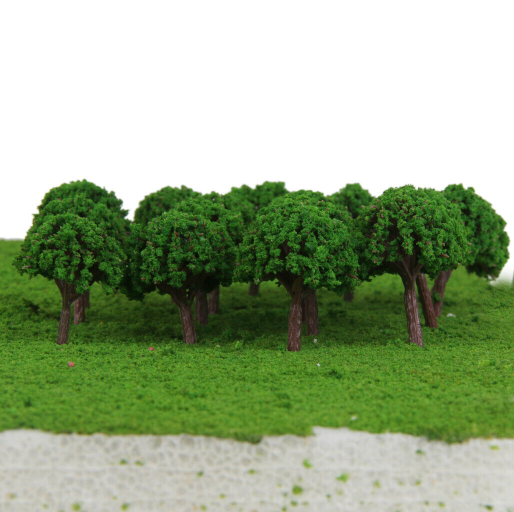 50pcs 3cm Trees Scenery Landscapes Scenery Light Train Scale