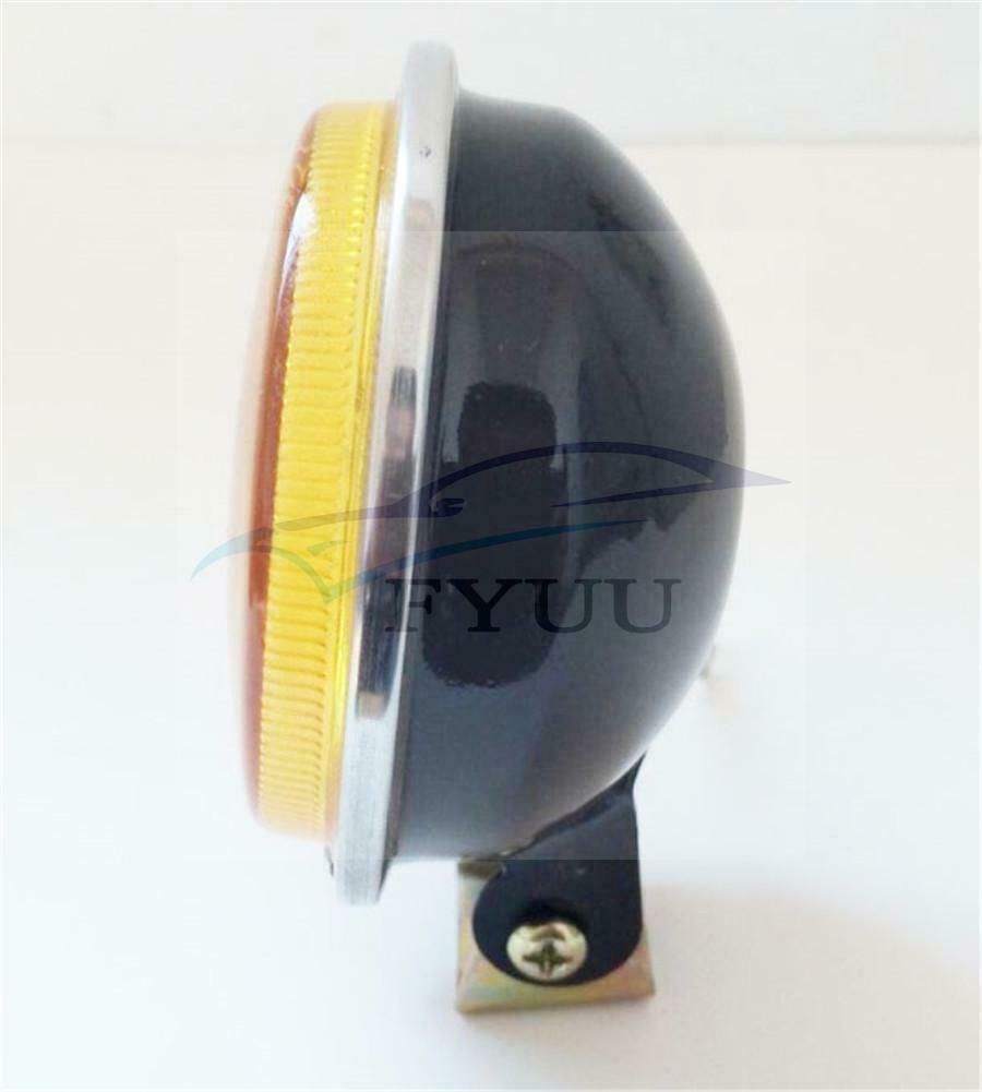 1PC 3 Inch Work Lamp 55W DRL Round Car Fog Lamp Daytime Running Light Yellow 12V