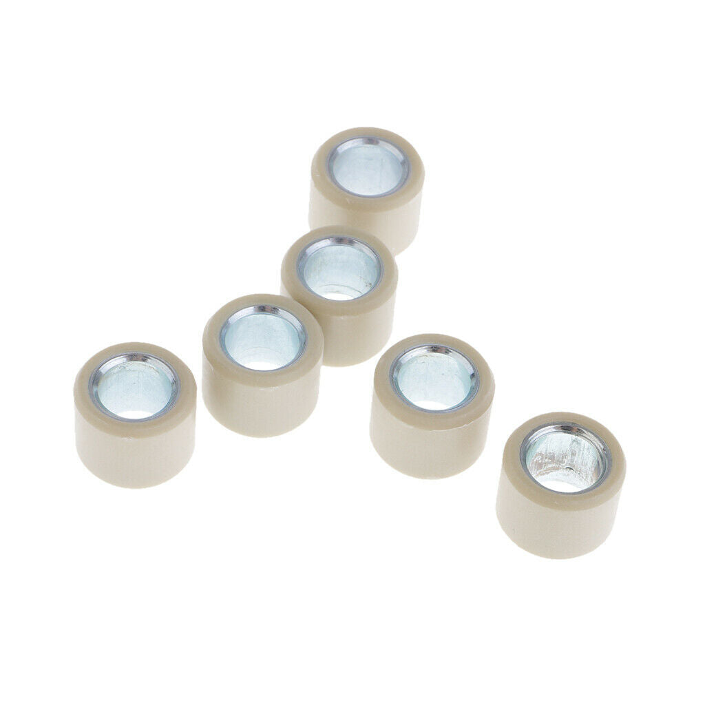 6pcs 16x13mm Variator Roller 6.5g for GY6 50cc & 80cc Engine Chinese Scooter