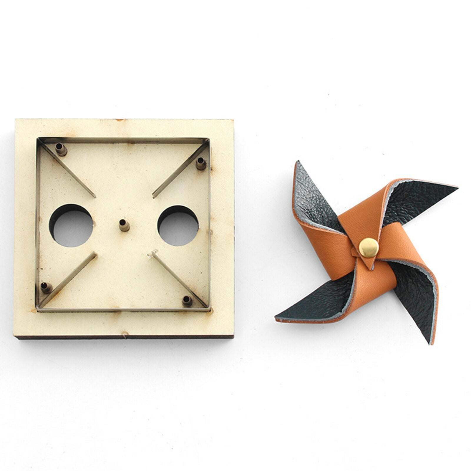 DIY Leather Cutter Steel Punch Cutting Dies Shape for Windmill Jewelry
