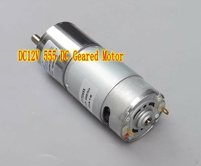 555 DC motor DC12V Micro gear motor electric motor Adjustable speed Reversible