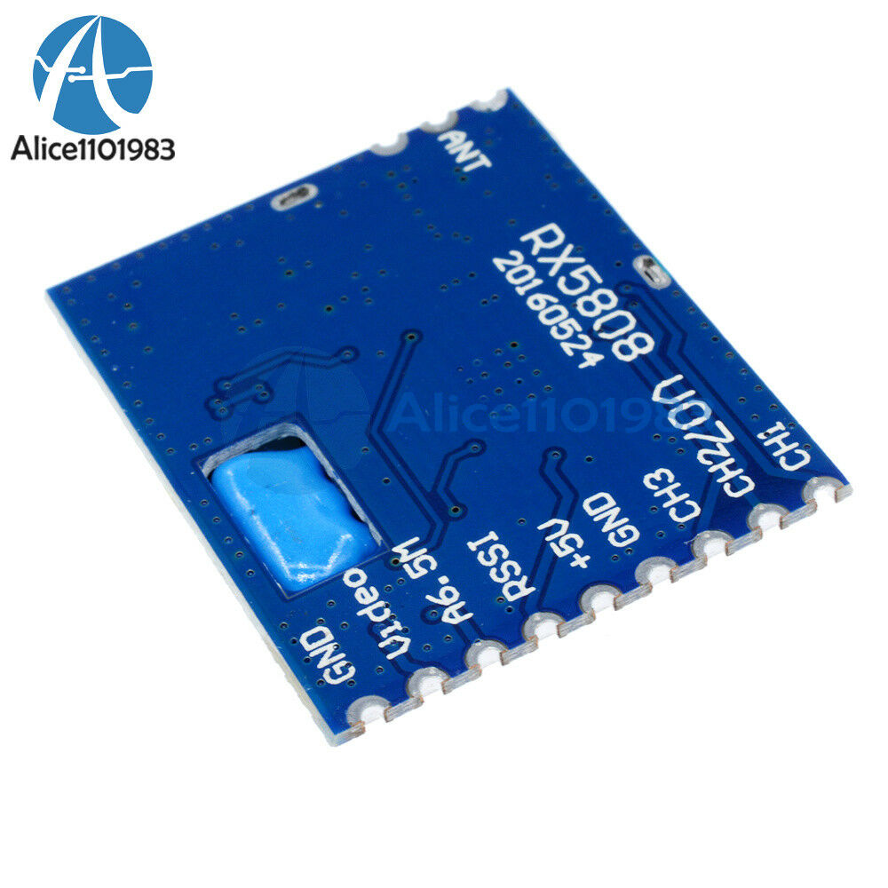 5.8GHz RX5808 -90dBm AV FM Wireless Audio Video Receiver Module
