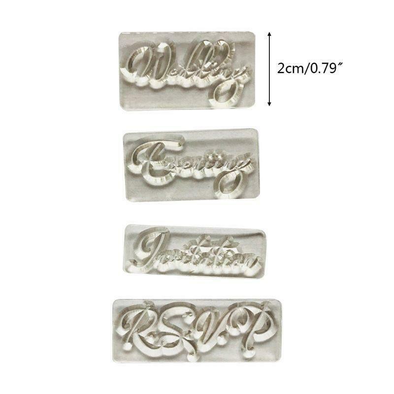 Wedding Invitation Silicone Clear Seal Stamp DIY Scrapbooking Embossing Photo