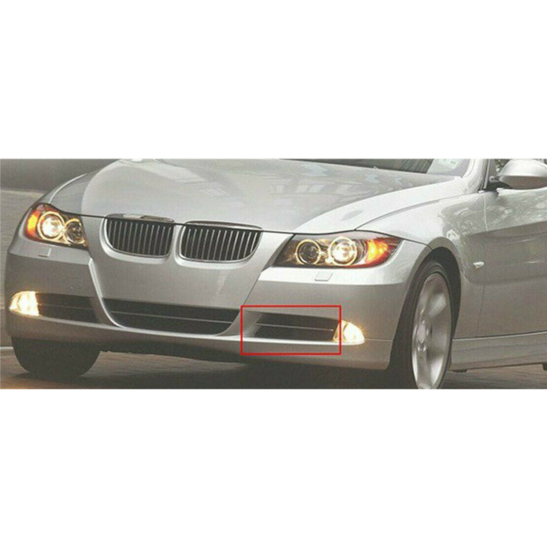 Left Front Bumper Lower Fog Light Grille Fit For BMW 3 Series E90 E91 06-08 New