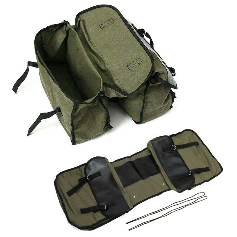 Motorcycle Touring Saddle Bag Touring Saddle Canvas Waterproof Panniers Lugga Pb