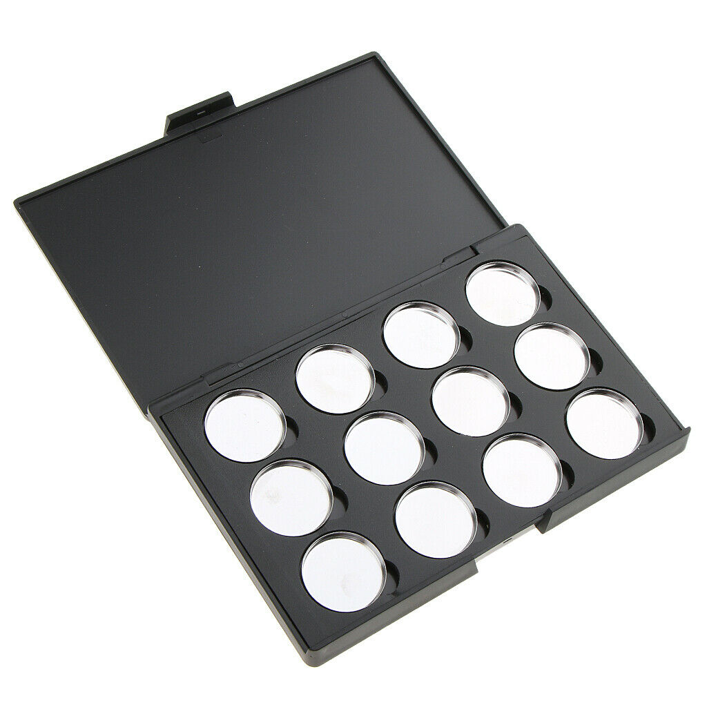 2pcs Eyeshadow Powder Blush Empty  Palette Box Makeup Case Container