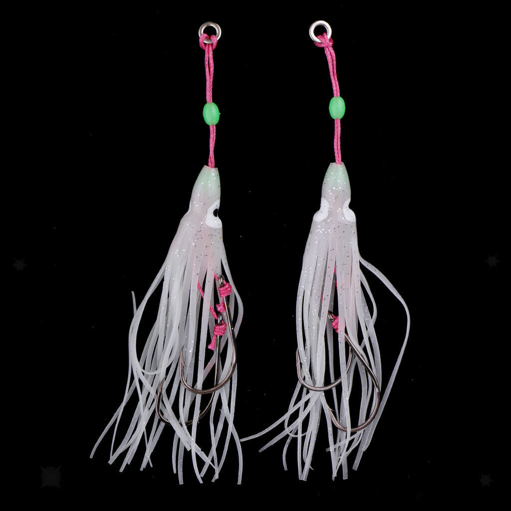 Squid Jig Fishing Lure Saltwater Lure Squid Rock with Hook