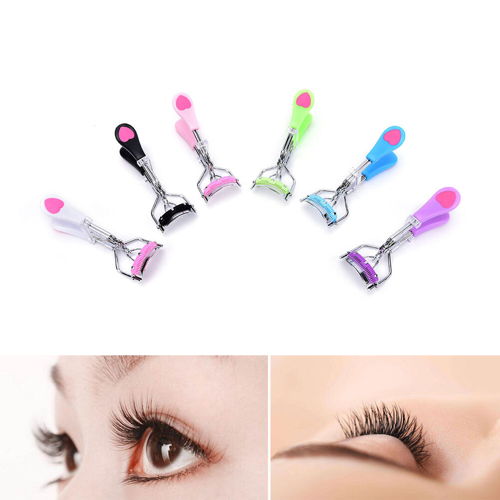 Handle Eye Curling Eyelash Curler Clip Beauty Makeup Eyelash Tool With CombDEAU