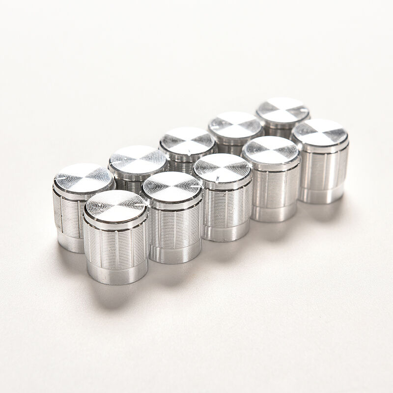 10PCS Aluminium Potentiometer Knobs Volume Control Amplifier Shaft 6MMDD