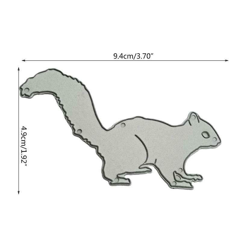 Squirrel Metal Cutting Dies Stencils DIY Scrapbooking Album Paper Card Template