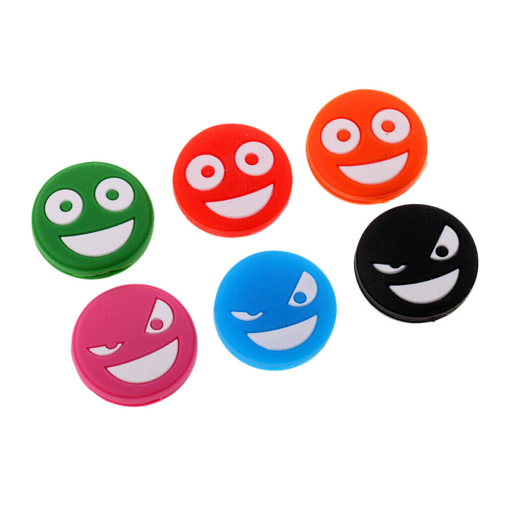 12pcs Silicone Tennis Racket Vibration Dampener Shock Absorber Mixed Color