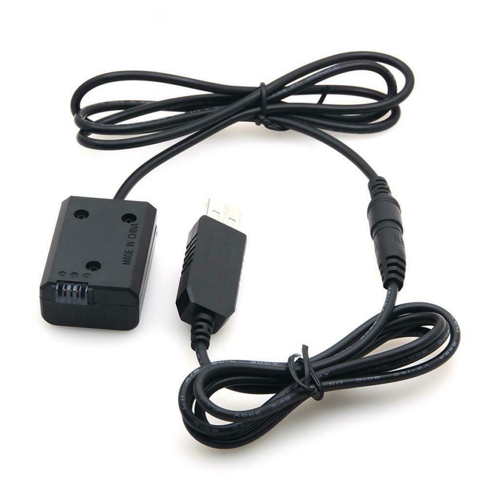 NP-FW50 Dummy Battery USB Adapter Cable for  NEX-3 5 6