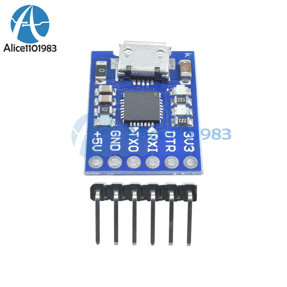 2pcs CP2102 MICRO USB to UART TTL Module 6Pin Serial Converter STC Replace FT232