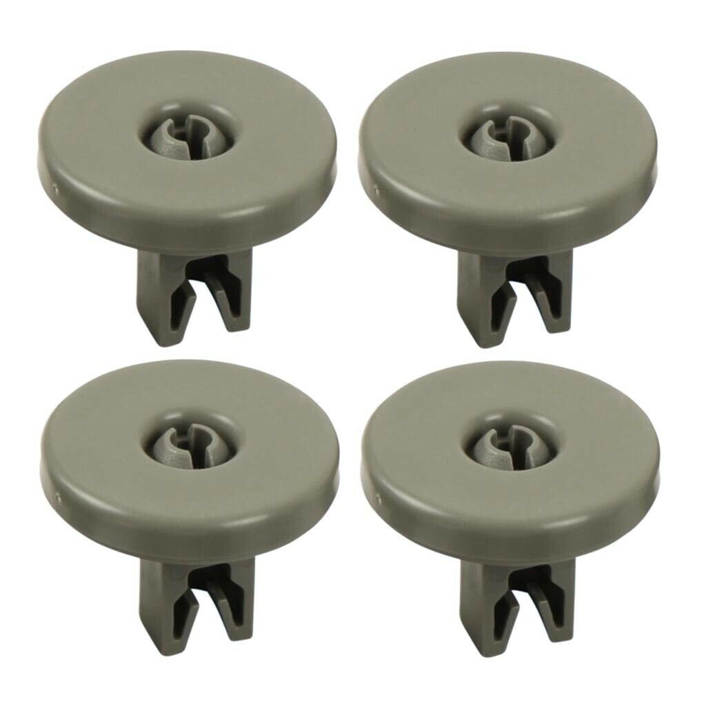 4pcs 40mm Gray Dishwasher Lower Basket Wheel for AEG Favorit, , Zanussi