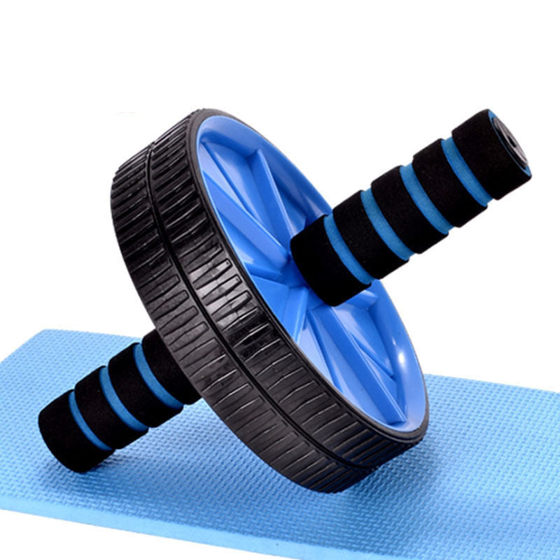 New Ab Abdominal Fitness Wheels Stomach Roller Workout Gym Exercise RollerJCDD