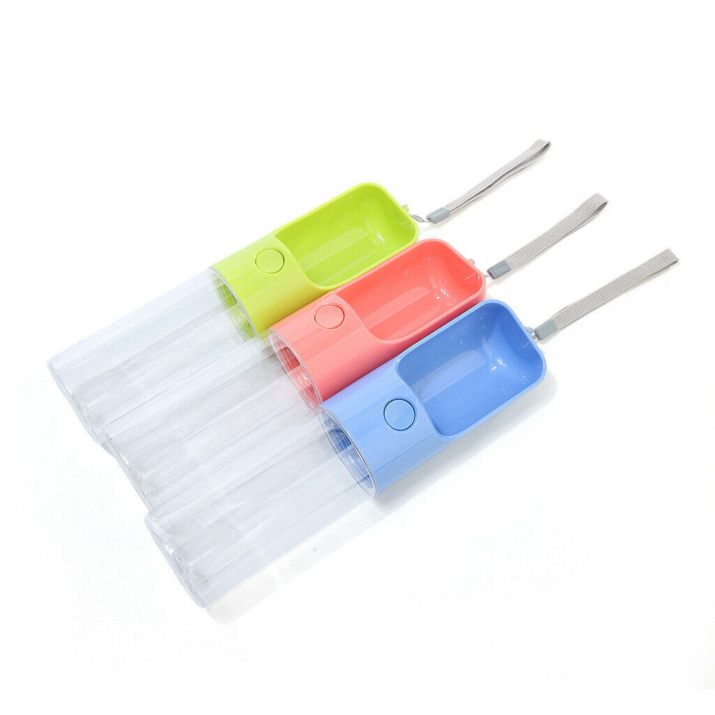 Portable Pet Drinking Cup Dog Cat Pet Water Feeder For Pet Dog Travel  Blue