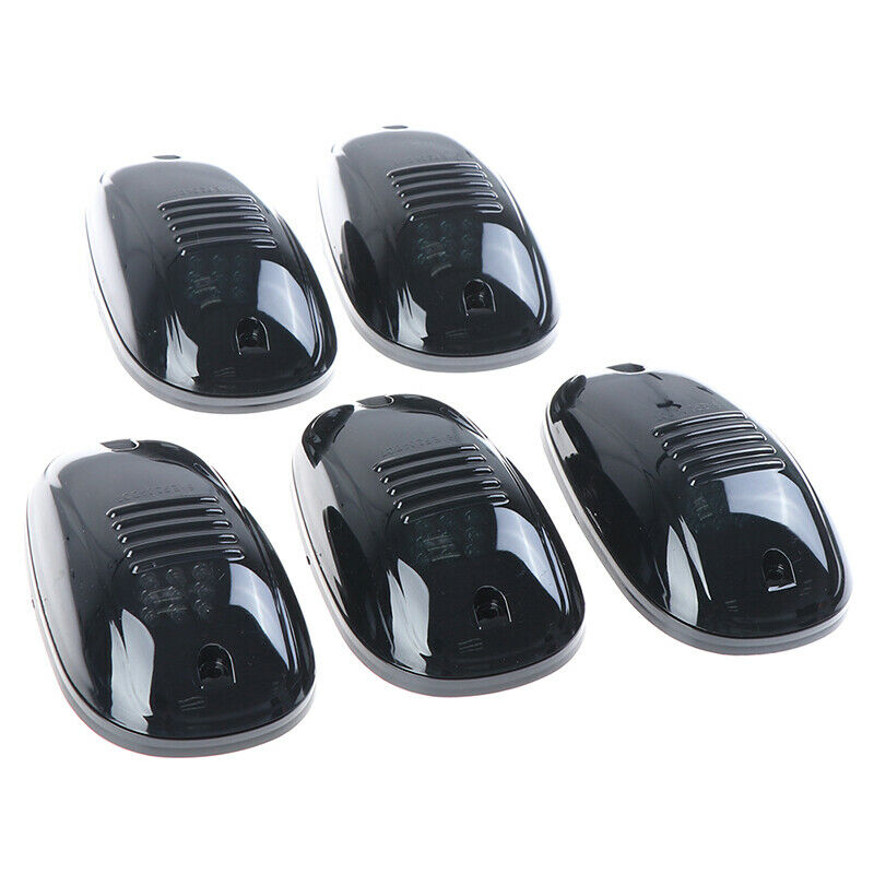 5x 12LED Smoked Cab Roof Top Marker Running Clearance Warm Light For Dodge Ra Qx