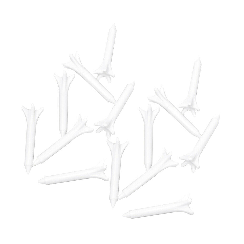 Pack Of 100 Plastic Claw Crown Golf Tees 38mm ( 1 1/2 Inch) Golfer Accessory