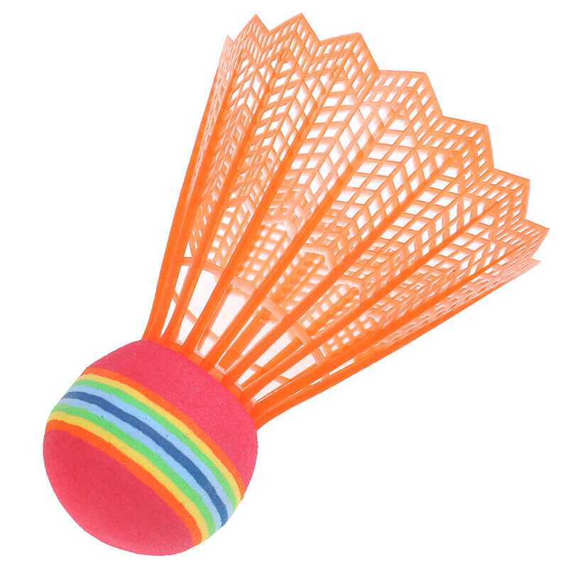 12 PCS Badminton EVA Rainbow Ball Head Nylon Badminton Feathers For Game .l8
