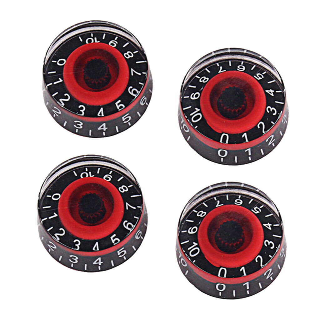 4 Pcs Guitar Speed Dial Knobs Tone&Volume Control for Les Paul LP Guitar