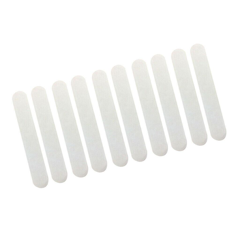 10 Pieces Hat Reducer Felt Cap Size Reducer Tape for Hats Caps Sweatband,White