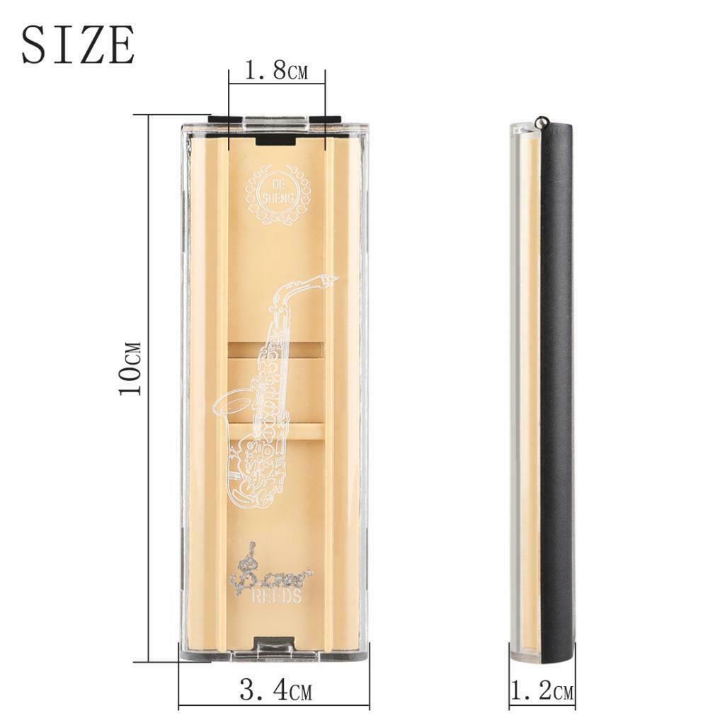 for YY-19 Sax Reeds Storage Box Saxophone Musical Instrument Parts Accs
