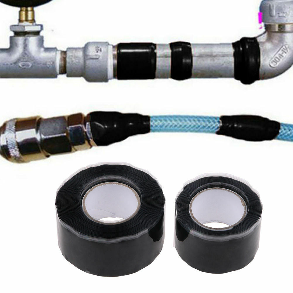 Rubber Repair Tape 2.5*150cm Waterproof Silicone Bonding Rescue Self Fusing Wire