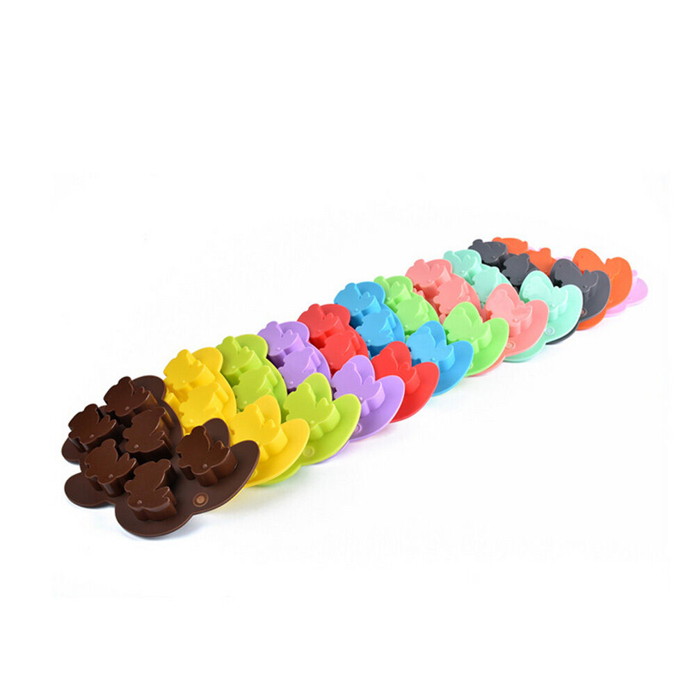 Rabbit Silicone Mold Fondant Cake Chocolate Decor Baking Tools Soap Mould .l8