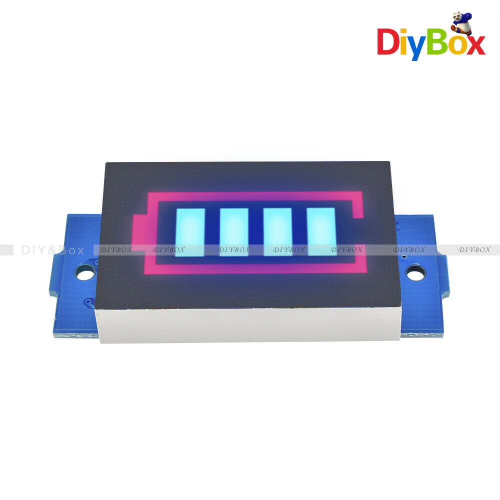 12.6V Blue Display Power Tester 3S Lithium Battery Capacity Indicator Module