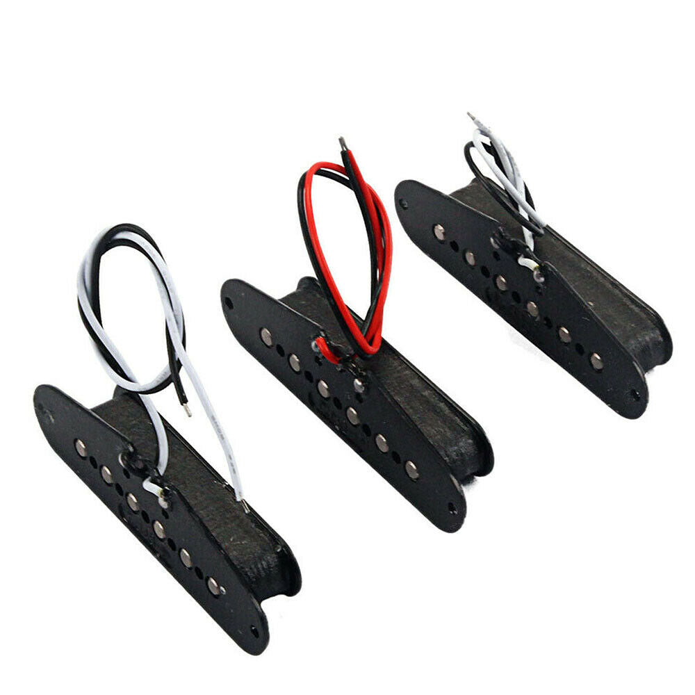 3 ceramic magnet single coil pickups for Stratocaster 50mm pitch