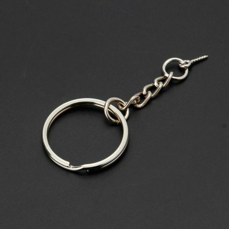 20Pcs Screw Eye Pin Key Chains With Jump Open Ring Chain Extender Jewelry Making