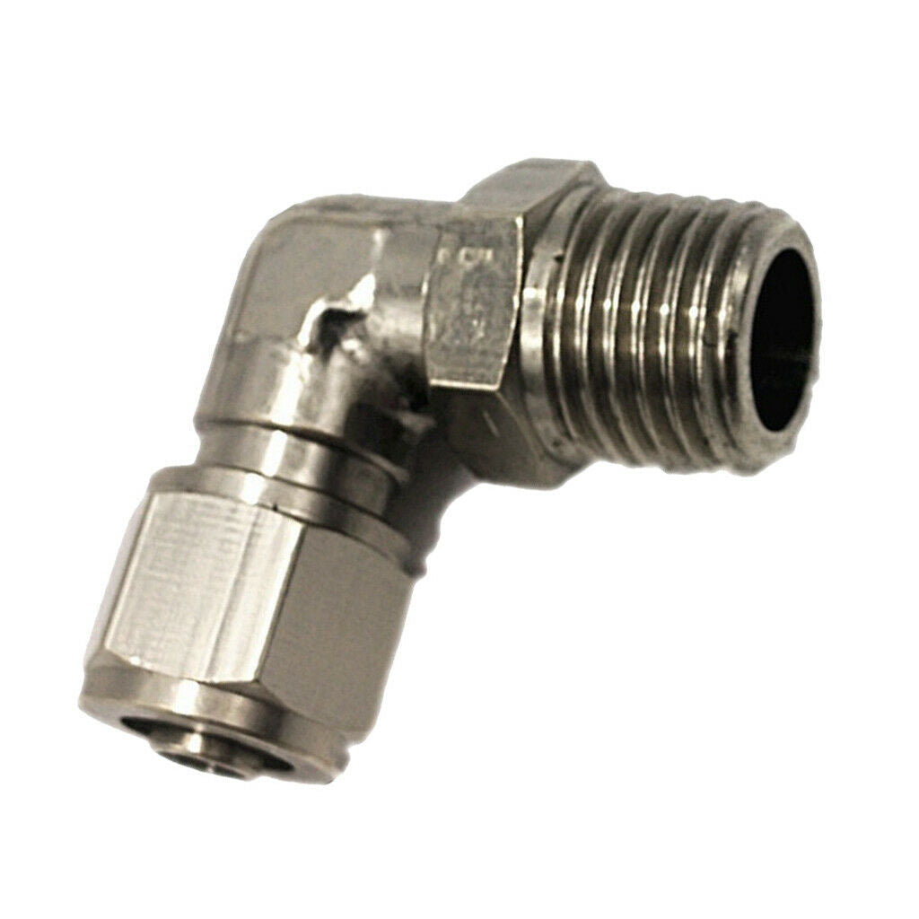 Thread L-shaped Brass Quick Joint Coupler Fitting 12-03